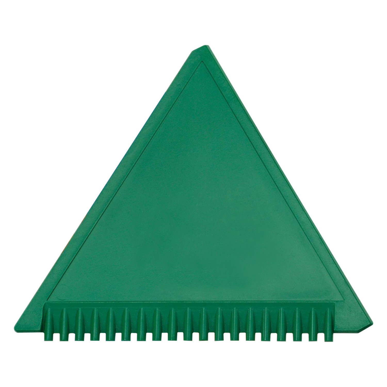 1. Foto Eiskratzer Eisschaber Eisbrecher 11 cm Kantenlänge mit Logo Druck (Farbe: grün)