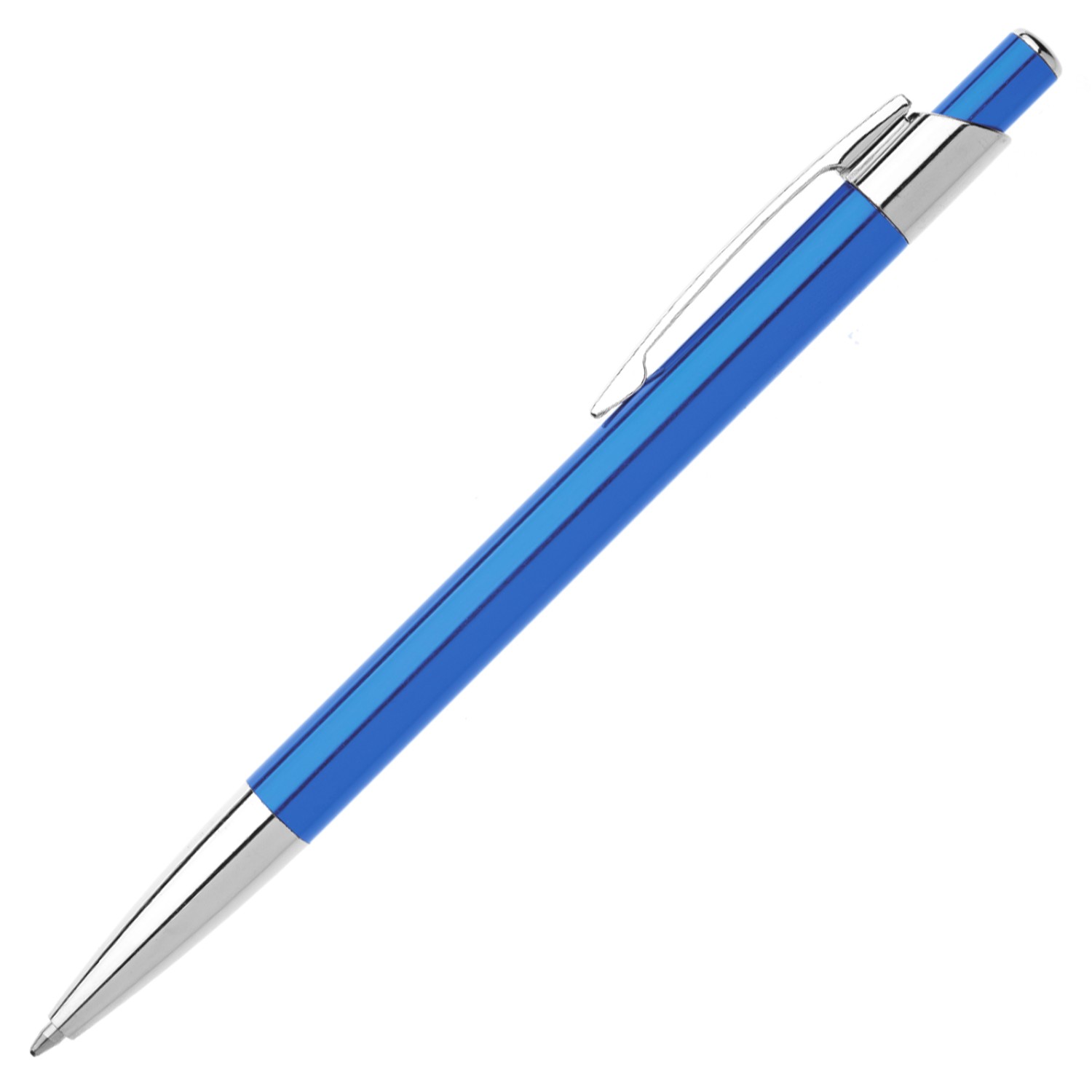 1. Foto Metall Kugelschreiber Banzi Werbekugelschreiber mit Gravur (Kugelschreiberfarbe: blau)