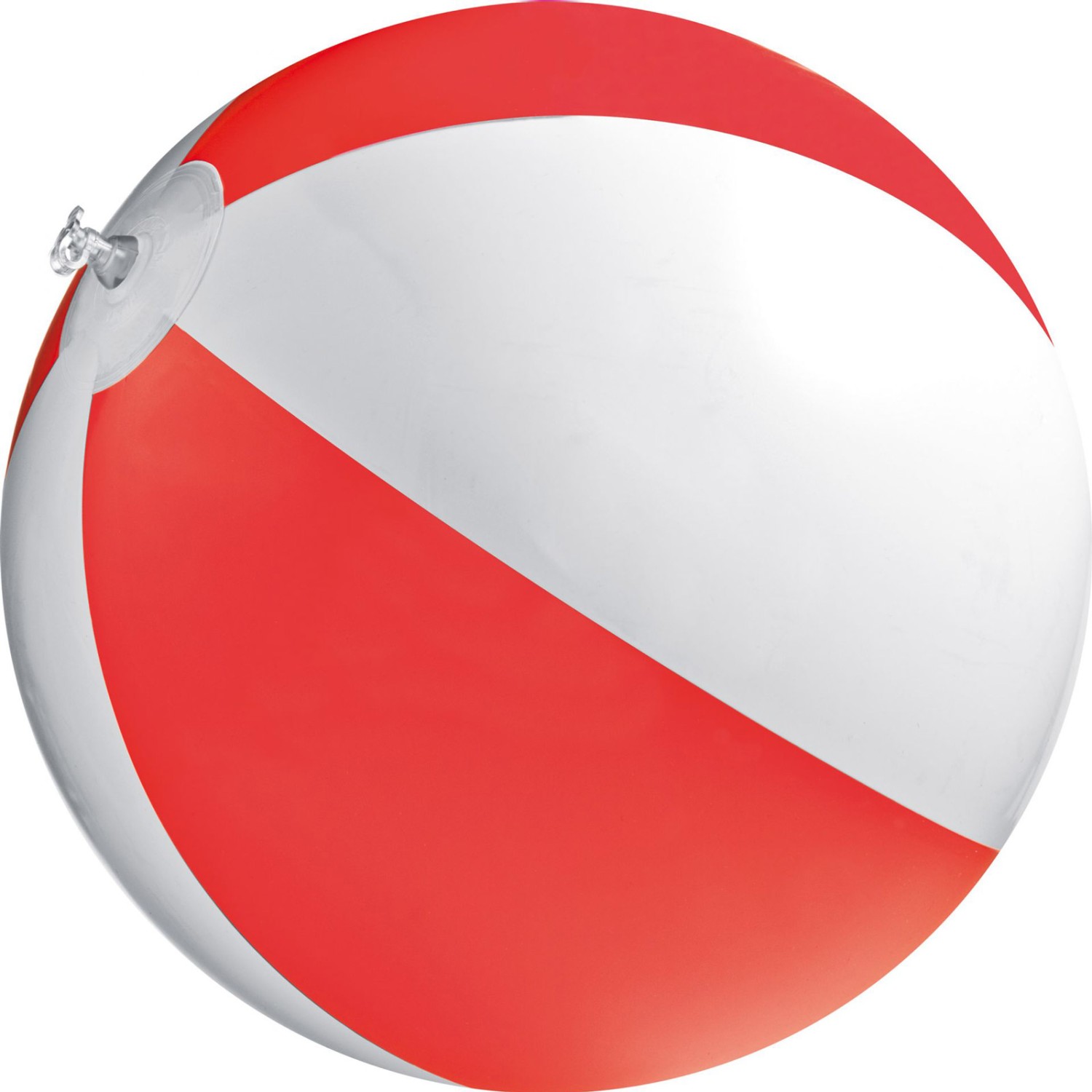 Wasserball Strandball Jerik Wasserbälle mit Werbung bedrucken (Ballfarbe: rot weiß)