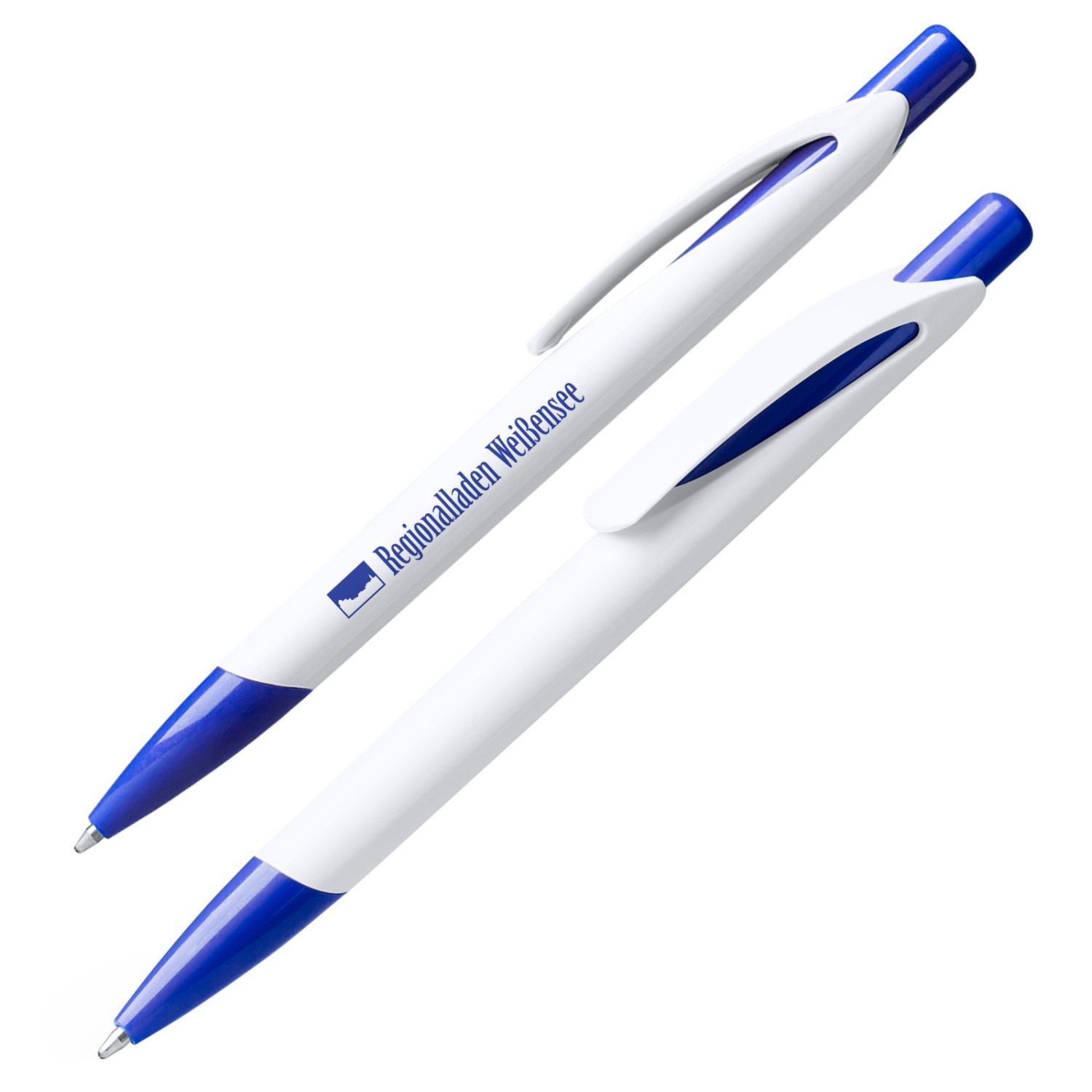 0. Foto Kugelschreiber Lena Werbekugelschreiber mit Druck Fotodruck 4-farbig (Clipfarbe: blau)