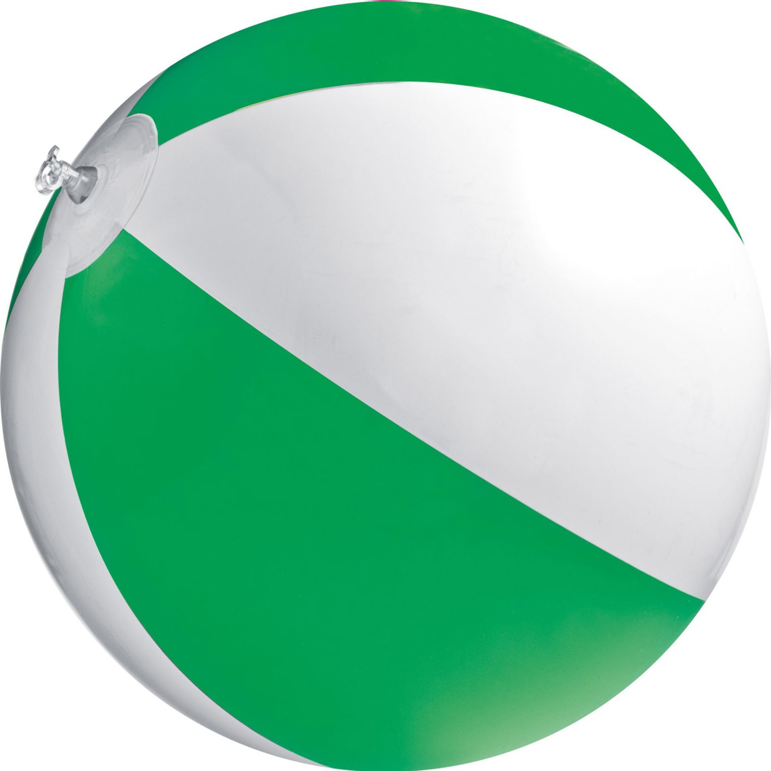 Wasserball Strandball Jerik Wasserbälle mit Werbung bedrucken (Ballfarbe: grün weiß)