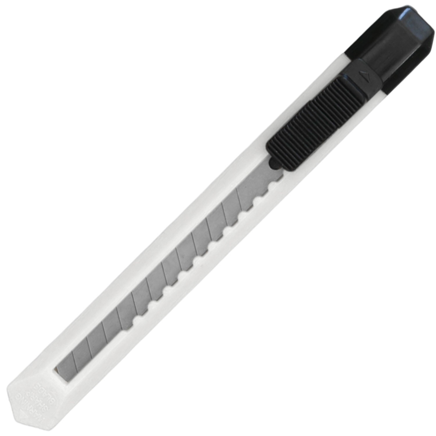 1. Foto Papiermesser Kartonmesser Cutter bedrucken Druck 1-farbig (Messerfarbe: weiß)